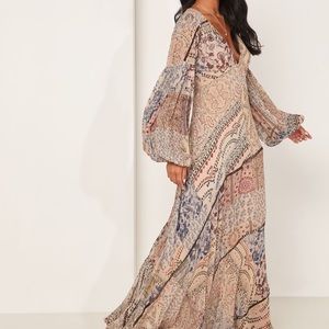 Free People Moroccan Tropical Print dress. New with tags.